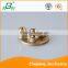 Brass forged flange in heating element