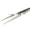 Brand New High-precision Electronic Stainless Steel Elbow & Straight Tweezers(Silver)