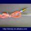 High Quality new design colorful 3.5mm jack male to male mental Aux cable