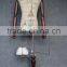 male torso dress form with wooden arms & base