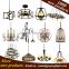 Mediterranean contracted American country, single head lamp ball glass chandelier restaurant creative lighting