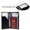 travel leather passport holder with luggage tag