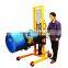 Manual Hydraulic Drum Lifting Stacker 400KG Capacity