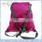 Drawstring backpack & Foldable backpack & packable travel backpack rose