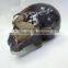 Beautiful Natural Quartz Crystal Carving Skull in amethyst and agate skull best gift for lovers