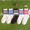 Autumn lady socks cotton comfortable color stripe socks pure cotton socks children