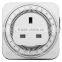 UK indoor, 24 HOUR daily ON AUTO, Min.programmable countdown mechanical timer