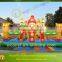 Giant inflatable super mario slide for adult/giant slip and slide