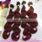 2016 Fashion 3 bundles red brazilian hair weave wholesale cheap colored brazilian hair weave