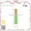 7ml fashion colorful with gold cap perfume pump sprayer