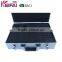 Silver Aluminium Large Storage Technician Tool Case With Shoulder Belt