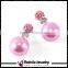 Double Sided Fashion Ball Earrings