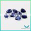 Wholesale Loose Synthetic Colored Stones #34 5*7m blue Pear Cut Sapphire Corundum gems for jewelry price