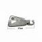 Engraved Brand Logo 5# 8# Metal Puller For Handbags