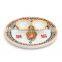 Handicraft Religious Gift Decor Art And Craft Gallery Hindu God Puja Ganesha Marble Pooja Thali Plate