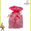 red nonwoven gift bag for wedding with Bunch of pocket