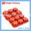Five Star Shape 6 Cups 3D Commercial Silicone Decorative Making Soap Molds