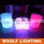 Practical Half Winged Illuminated Shining LED Coffee Chair