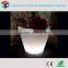 illuminated remote control Waterproof decorative led pot/vase