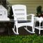 3 Piece Deck and Patio Rock Chair And Table Set Furniture