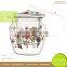 2014 Unique New Design Borosilicate 450Ml Glass Teapot