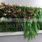 2017 fancy design fake green plant wall for wall ornament