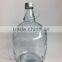 Wholesale cheap 3L of red wine glass bottles with a cork and aluminum cover,glassware