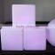 Wholesale Glowing LED Cube Seat, Low Cube Chair , Square LED Cube With Remote Control
