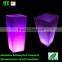 LED large garden flower pots blue /led plastic small outdoor illuminous led bark in flower pots and planters