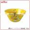 Chinese factory direct supply gift items yellow plastic cheap cereal bowls, melamine custom promotional bowl