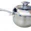 12pcs High quality with combined lid Stainless steel cookware pots set