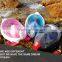 2017 Full Face Snorkel Mask New Foldable Full Face Snorkeling Diving Scuba Mask with Detachable GoPro Mount