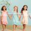 custom oem clothing sample new fashion model summer cap sleeve crochet lace long casual baby frocks kids beautiful model dresses