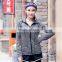Hsz-A283 Custom Fashion Wholesale Women Sportswear Gym Wear Fitwear Zip Hoodies Sweatshirt 2016