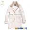 Korea Style Woolen Winter Coat,Women Winter Long Coat With fur Collar