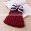 Hot sales caps lady fashion butterfly designer knitting caps for women fashion hot sales lady's hat