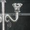 3 Arms Candle Holder,Crystal Candle Holder For Wedding Table Decoration