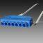 50V blue led 7 way distributor connectors for Indoor DC 12V Warm White 3528 SMD 600 LEDs Flexible LED Strip Light