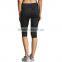 Womens Mesh Capri Workout Yoga Pants Running Gym Pants Active Wear