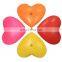 Pendulum plastic red heart clock