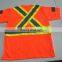 High visibility new design cheap reflective safety T- shirt