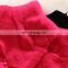 Rose color high quality rex rabbit fur overcoat wholesale for winter