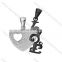 Chinese couple love fashion pendant stainless steel jewelry 2017
