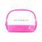 Transparent nylon mesh cosmetic bag clear travel toiletry bags