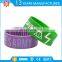 2016 Custom Embossed Logo Rubber Wrist Bands