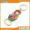 High quality Logoson customized Russia Matreshka zinc alloy bottle opener keychain