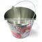 Free shipping cheap Mini small wedding decoration pail iron bucket Party Favor tin cute candy box