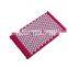 High Quality Private Label Flower of life Fiber Plastic Spike Back Neck Pain Acupressure Mat Pillow Set