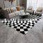 Geometric Design Fancy Floor Rug Fireplace Mat Tufted Carpet Living Room