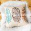 Customized Sublimation linen Cartoon Printed Decorative Pillow Case